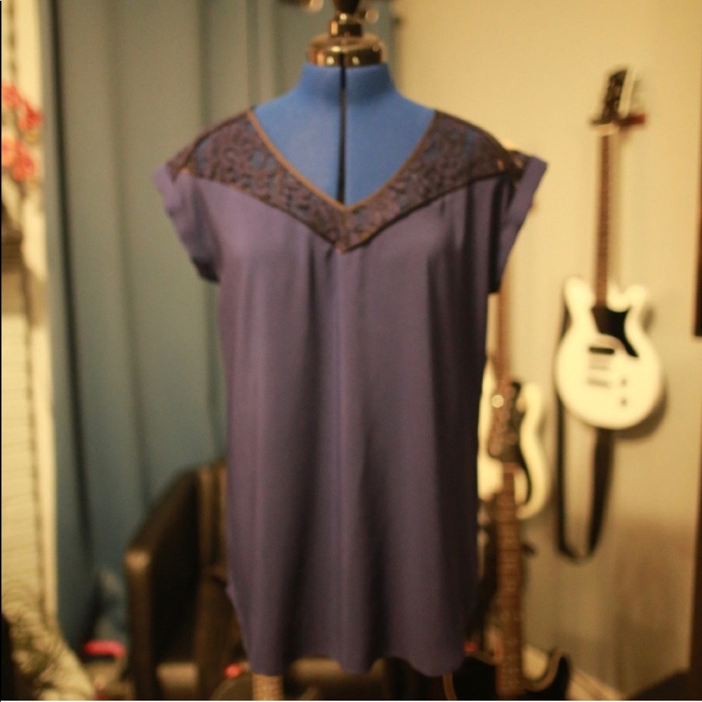 Navy Top - SOLD